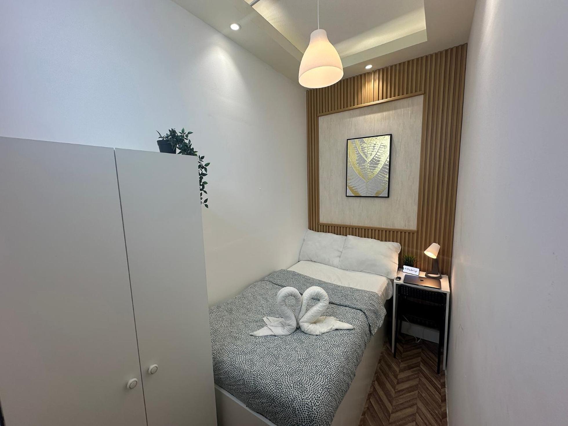 Quiet Partition Room In Tecom Barsha Heights 迪拜 外观 照片